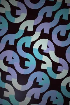 Abstract Pattern with Arrows Stock Illustration