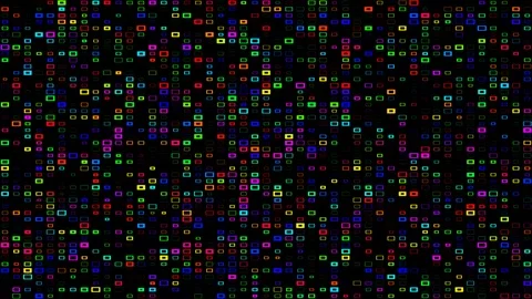 Abstract pattern art colourful visuals squares rectangles Stock Footage 107688184