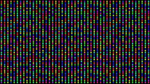 Abstract pattern art colourful visuals circles round Stock Footage 107688556