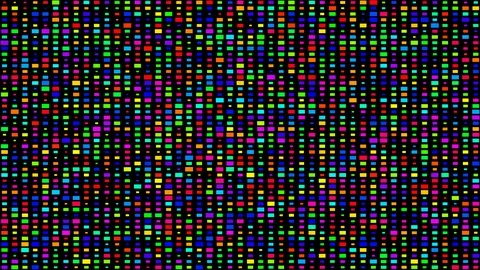 Abstract pattern art colourful visuals squares rectangles Stock Footage 107689397