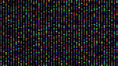 Abstract pattern art colourful visuals squares rectangles Stock Footage 107690207