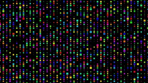 Abstract pattern art colourful visuals squares rectangles Stock Footage 107830405