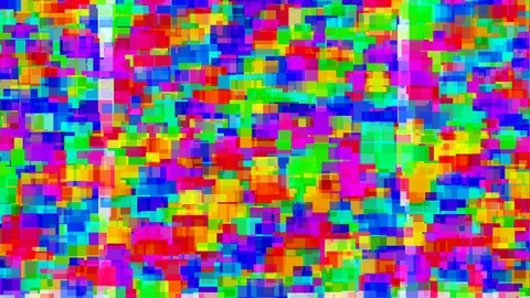Abstract pattern art colourful visuals squares rectangles Stock Footage 107830773