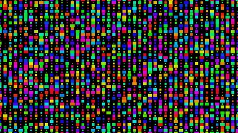 Abstract pattern art colourful visuals squares rectangles Stock Footage 107841230