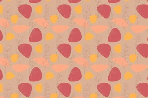 Abstract pattern. Autumn natural background. Stock Illustration