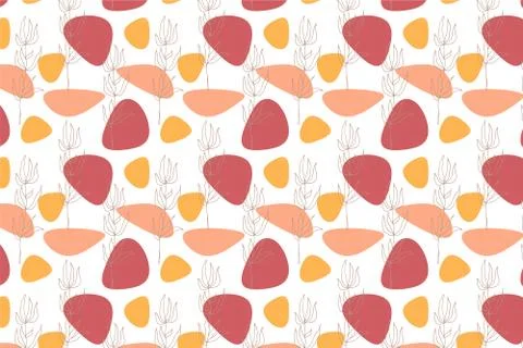 Abstract pattern. Autumn natural background. Stock Illustration