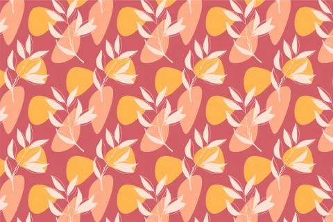 Abstract pattern. Autumn natural background. Stock Illustration