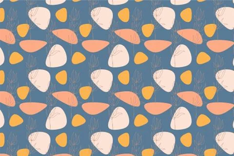 Abstract pattern. Autumn natural background. Stock Illustration