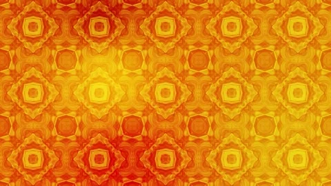 Abstract pattern background animation, animated orange gradient flower pattern Stock Footage 302162180