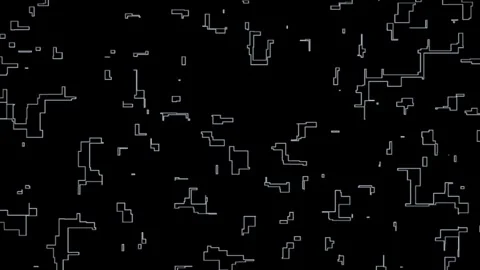 Abstract Pattern Background Black White Interactive Geometric Pattern Stock Footage 299966785