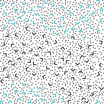 Abstract pattern background with blue and black angles and points Stock Illustration