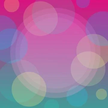 Abstract pattern background with bubbles Stock Illustration