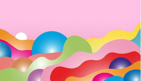 Abstract pattern background. creative pattern texture. Color wave template Stock Illustration