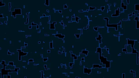 Abstract Pattern Background Cyan Kinetic Square Pattern Stock Footage 299967028