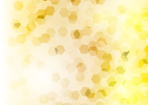 Abstract pattern background. Golden hexagon . Vector illustrator Stock Illustration