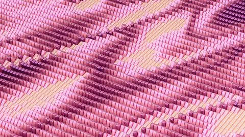 Abstract pattern. Background with multicolored blocks. CG art. Stock Illustration