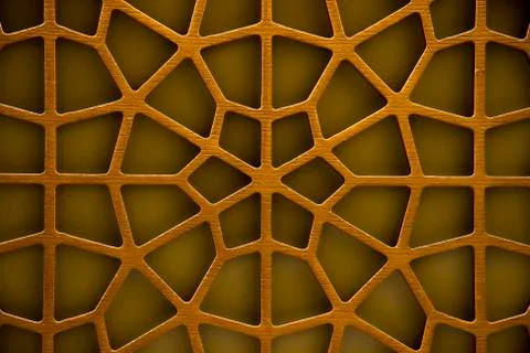 Abstract Pattern Background Oriental Oman wood Stock Photos