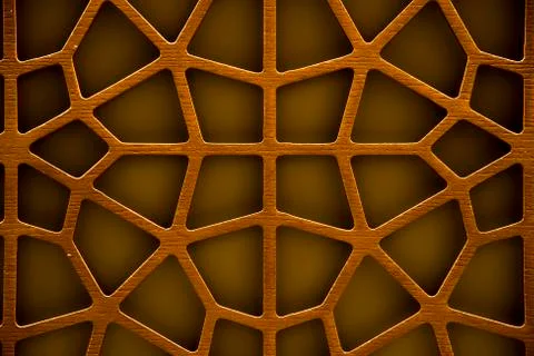 Abstract Pattern Background Oriental Oman wood Stock Photos