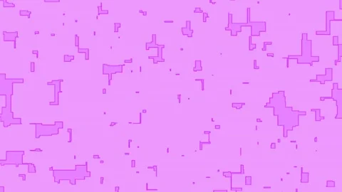 Abstract Pattern Background Pink Dynamic Pixel Composition Stock Footage 300037718