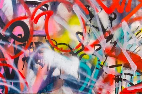 Abstract pattern on the background of plastered wall surface. Stock Photos