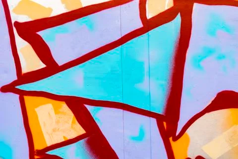 Abstract pattern on the background of plastered wall surface. Contrast lines Foto stock