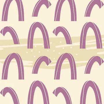 Abstract pattern background with purple arches vector design Ilustración de archivo