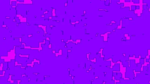 Abstract Pattern Background Purple Violet Pixel Fusion Dance 動画素材 299966826