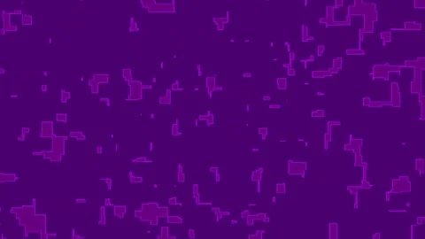 Abstract Pattern Background Purple Violet Square Evolution Loop Stock Footage 300037756