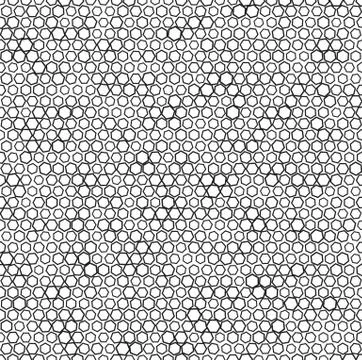 Abstract pattern / background with random octagons. Vector. Stock Illustration