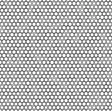 Abstract pattern / background with random octagons. Vector. Stock Illustration