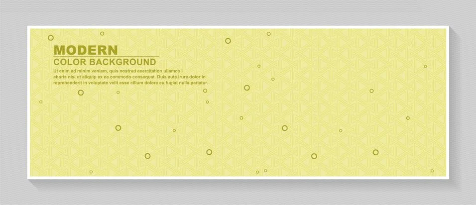 Abstract pattern background with soft yellow color Stock Illustration