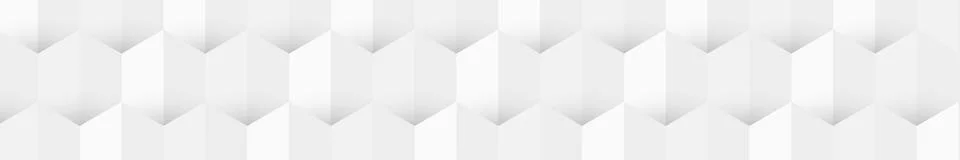 Abstract pattern background texture, many identical white hexagons - Vector Stock Illustration
