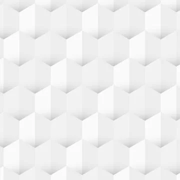 Abstract pattern background texture, many identical white hexagons - Vector Stock Illustration