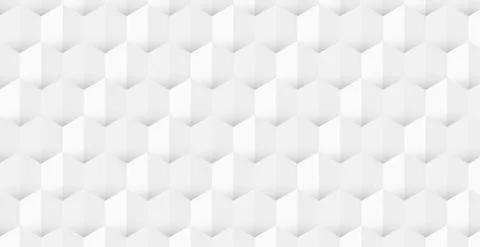 Abstract pattern background texture, many identical white hexagons - Vector Stock Illustration