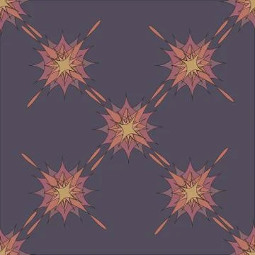 Abstract pattern background vector illustration ornate set 스톡 일러스트