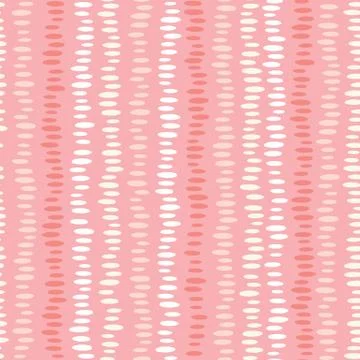 Abstract pattern background. Vector seamless repeat design of stripes in pink. Stock Illustration