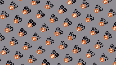 Abstract Pattern of Bitcoin and Ethereum Cryptocurrency Symbols. Stock Footage 325382656