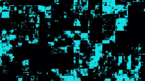 Abstract pattern of black and light blue squares. Stock Footage 329706295