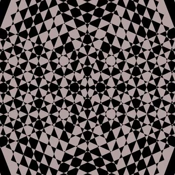 Abstract pattern of black and pink shapes .3d. Stock Illustration