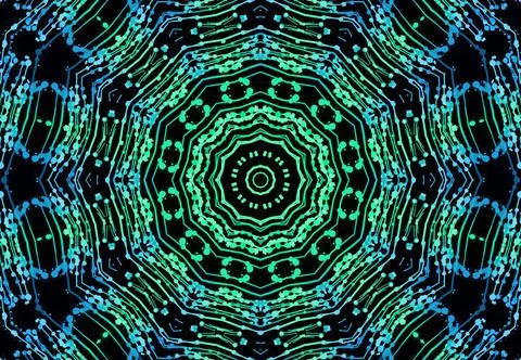 Abstract pattern Black background with abstract color pattern Copyright: x... Stock Photos
