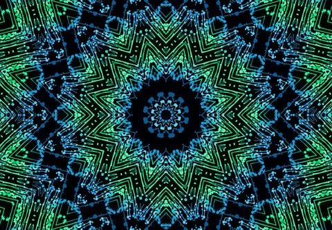 Abstract pattern Black background with abstract color pattern Copyright: x... Stock Photos