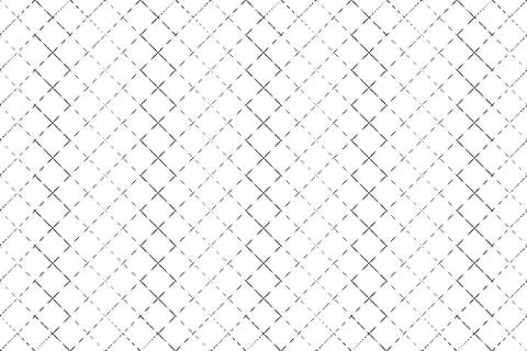 Abstract pattern black grating with dotted lines on white backdrop vector ill Stock Illustration