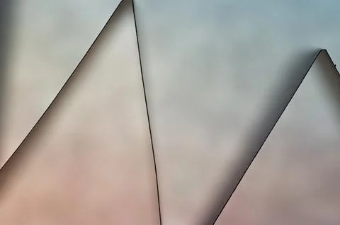 Abstract pattern of a black line on a blurry background Stockfoto's