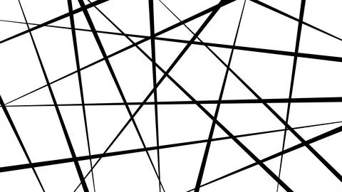 Abstract pattern black random stripe, background diagonal chaos line angle Illustrazione stock