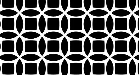 Abstract pattern of black shapes on a white Stock Illustration