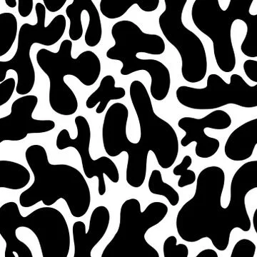Abstract pattern of black spots.Abstract style Stock Illustration