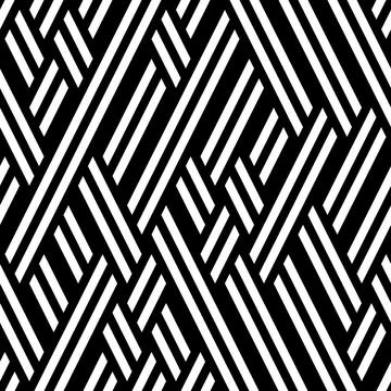 Abstract pattern with black stripes 9174 Illustrazione stock