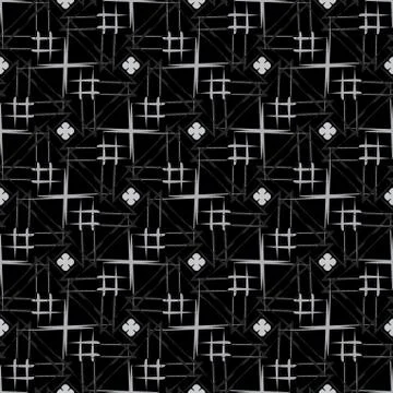Abstract pattern black white gray Stock Illustration