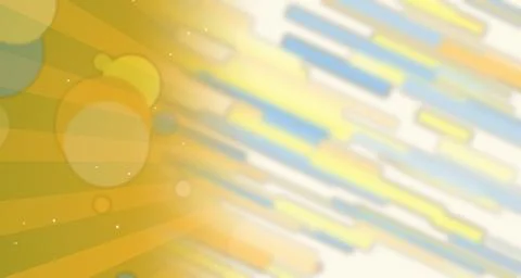 Abstract pattern blending two styles, bright summer tones Stock Illustration