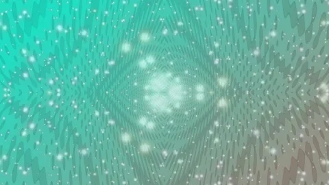 Abstract Pattern of Blue and Green with Snowflakes 库存影片 331358308